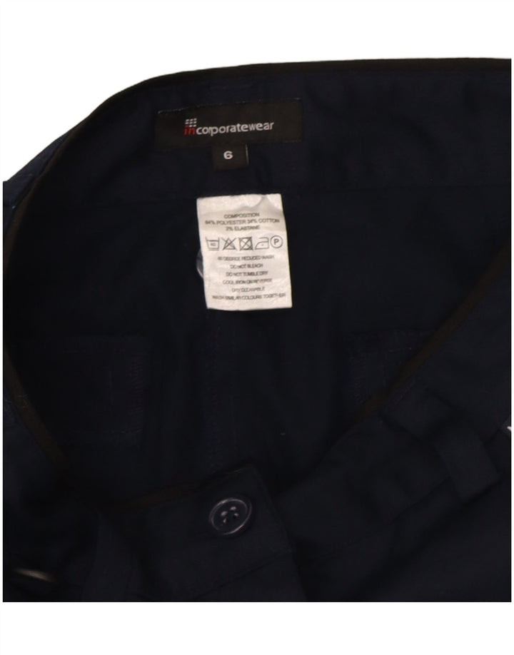 Bermude pentru femei Marks & Spencer UK 6 XS W26 Poliester bleumarin
