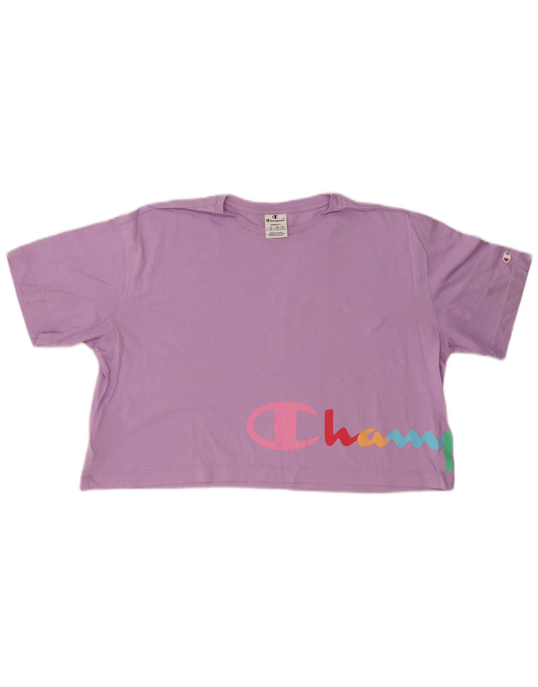 Tricou cu grafică supradimensionat pentru femei Champion UK 10 Small Purple