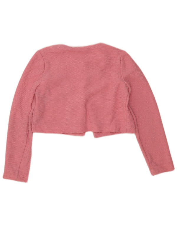 Pulover cardigan pentru femei Zara UK 10 mic, roz, poliester