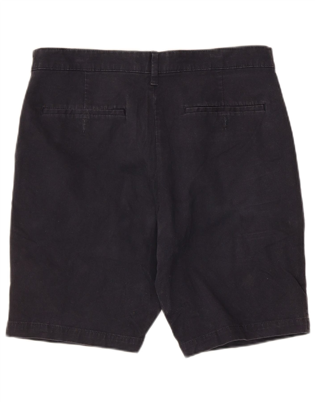 MARKS & SPENCER Pantaloni scurți chino pentru bărbați, de culoare normală, W32, bumbac bleumarin mediu