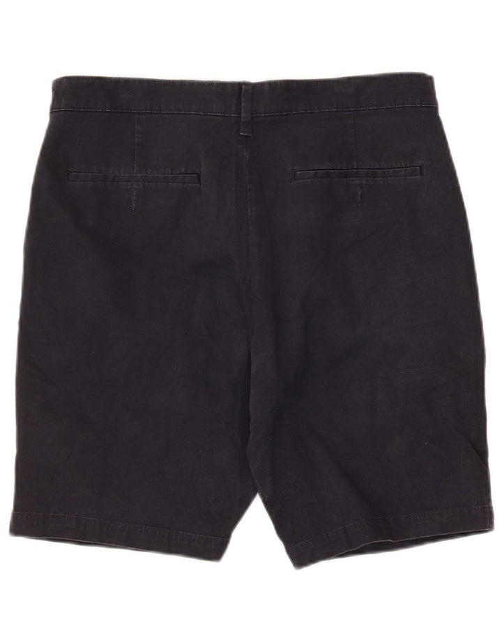 MARKS & SPENCER Pantaloni scurți chino pentru bărbați, de culoare normală, W32, bumbac bleumarin mediu