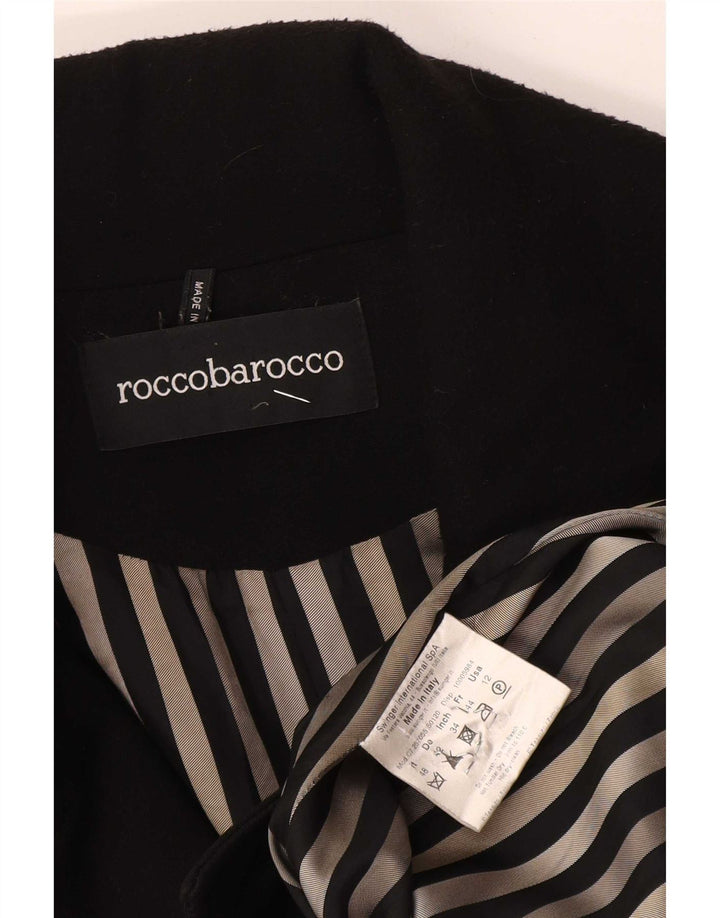 Palton Roccobarocco pentru femei IT 48 XL poliester negru