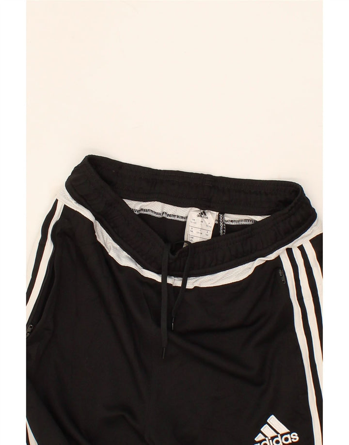 ADIDAS Boys Climacool Tracksuit Trousers 13-14 Years  Black Polyester Vintage Adidas and Second-Hand Adidas from Messina Hembry 