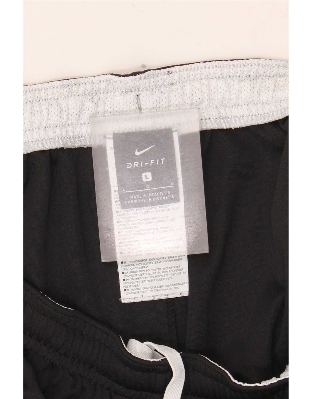 Pantaloni scurți sport Nike pentru bărbați, mari, negru, poliester color bloc