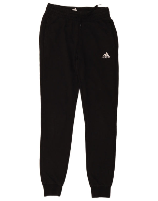 Pantaloni de trening cu grafic pentru femei Adidas Pantaloni de jogging UK 4/6 XS Bumbac negru