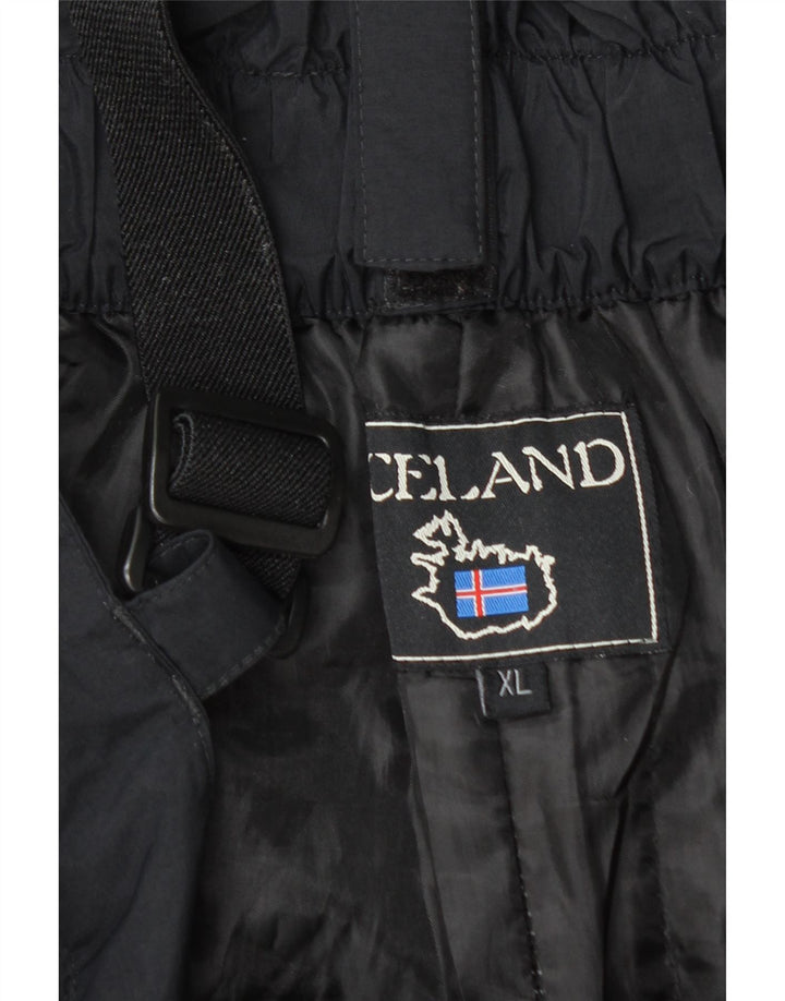 Pantaloni de schi pentru bărbați Islanda, XL, negru, nailon