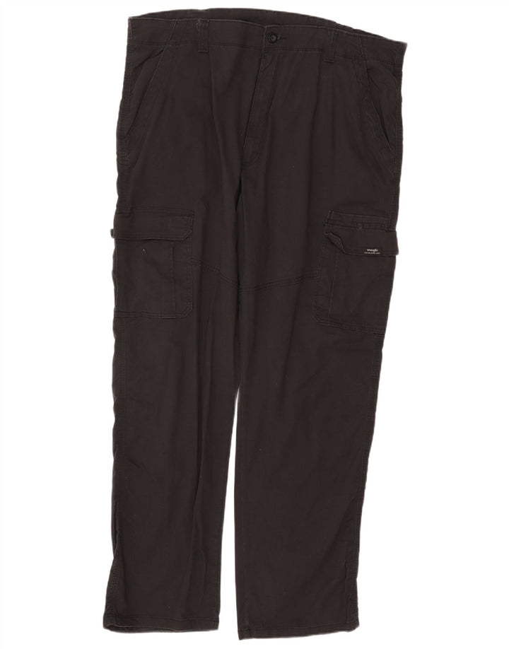 Pantaloni cargo drepti pentru bărbați WRANGLER W40 L32 bumbac negru