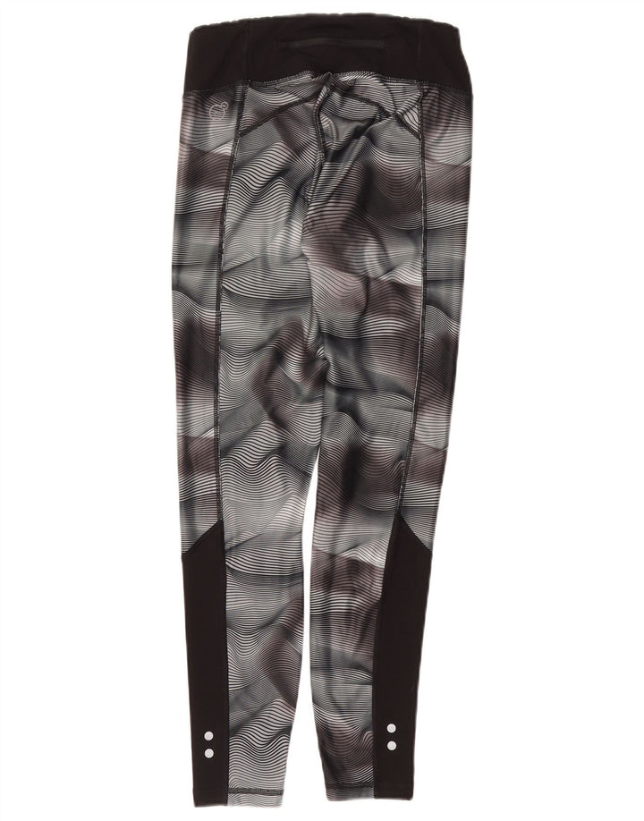 Leggings pentru femei Puma UK 12 Medium Black Striped