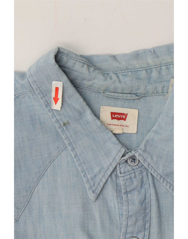 Cămașă pentru bărbați Levi's, mare, albastră