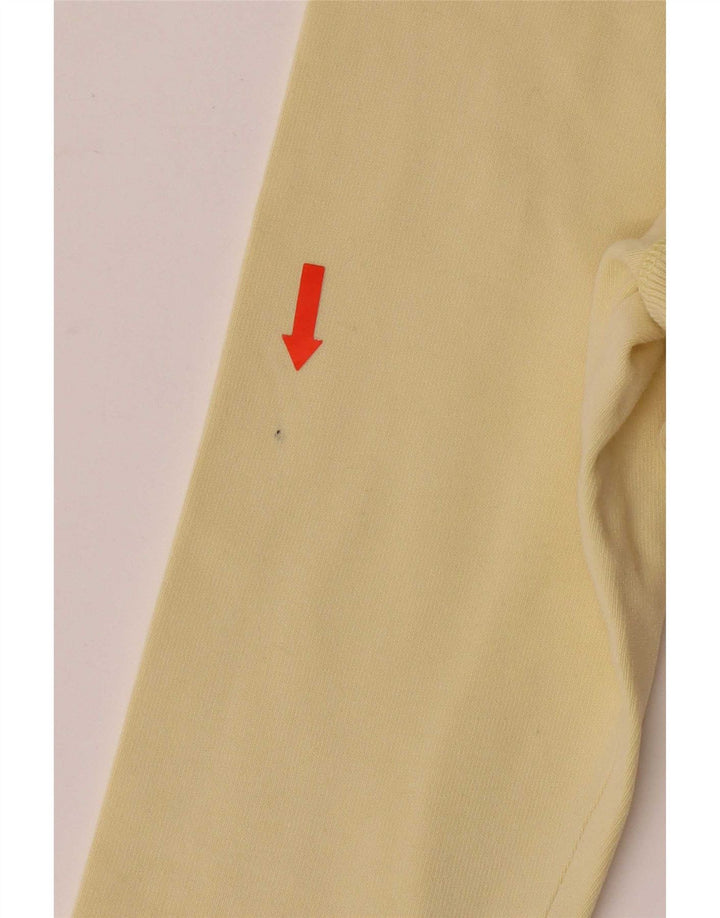 Top pentru femei Superdry cu mânecă lungă UK 14 mare bumbac galben