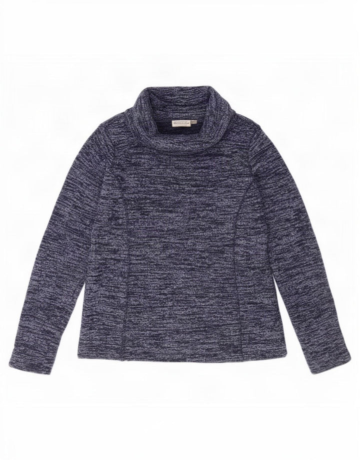 Mountain Warehouse Top pentru femei cu mânecă lungă UK 12 Medium Blue Flecked