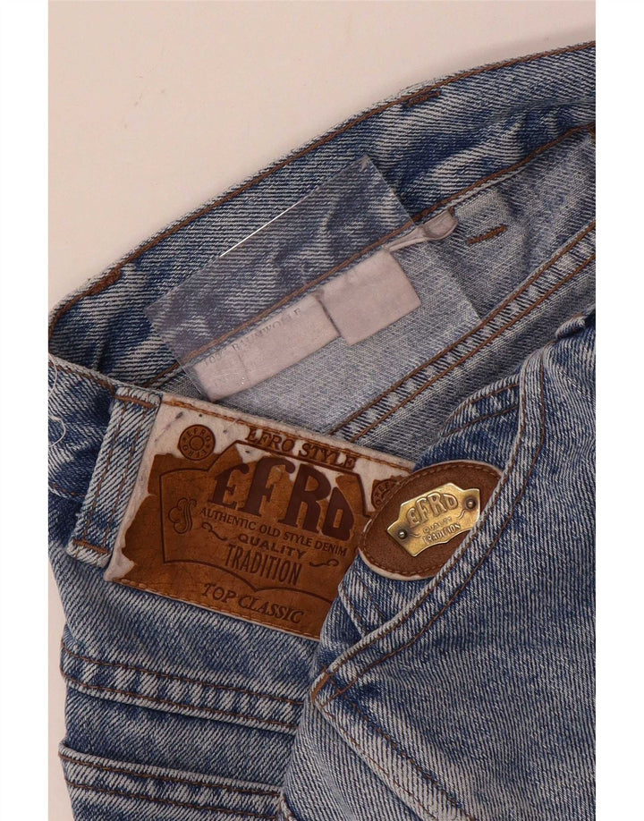 Blugi slim dama vintage W26 L29 bumbac albastru