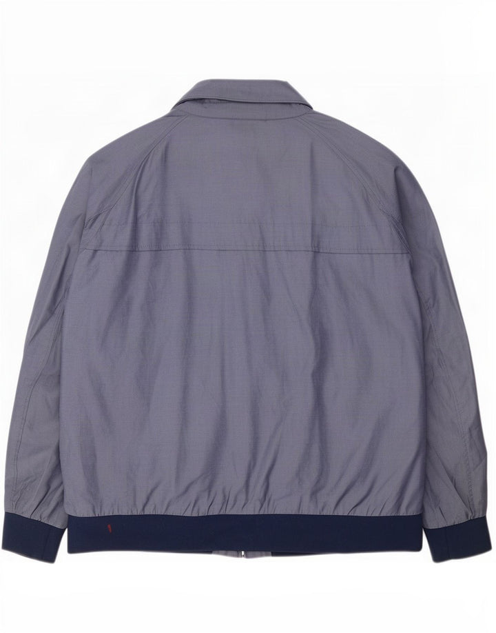 Geacă bomber pentru bărbați Marks & Spencer UK 46 3XL Bumbac color bloc albastru