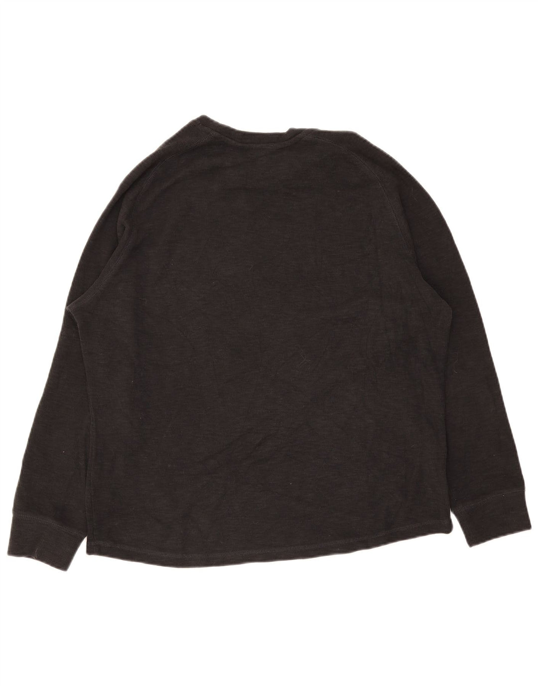 Eddie Bauer Top pentru bărbați cu mânecă lungă XL, bumbac negru