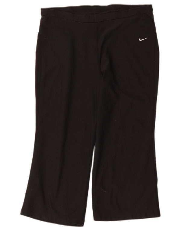 Pantaloni de trening Capri Nike pentru femei UK 12 Medium Black