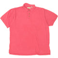 EDDIE BAUER Mens Polo Shirt XL Pink Cotton Vintage Eddie Bauer and Second-Hand Eddie Bauer from Messina Hembry 