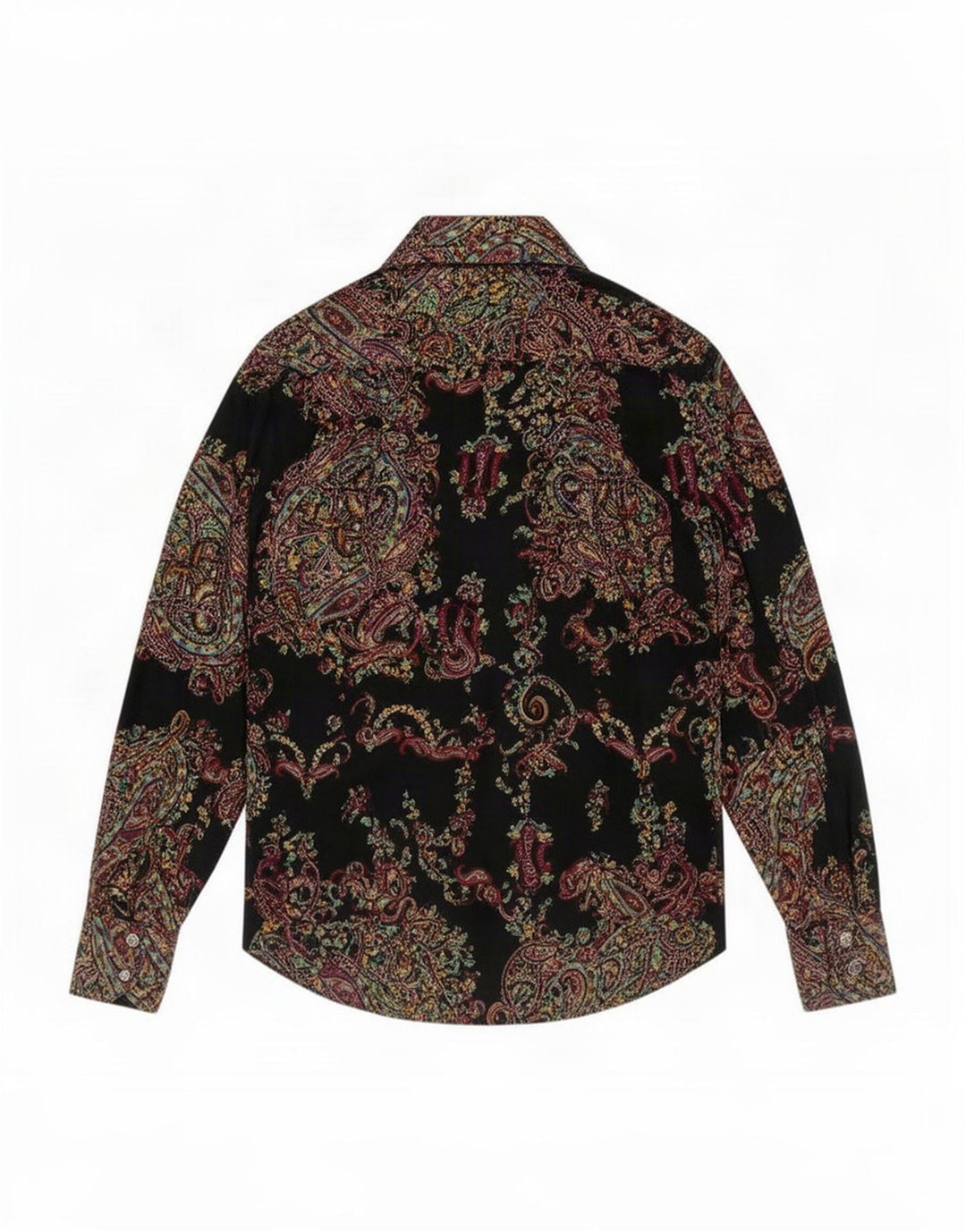 Cămașă Etro pentru femei IT 44 Medium Black Paisley Bumbac