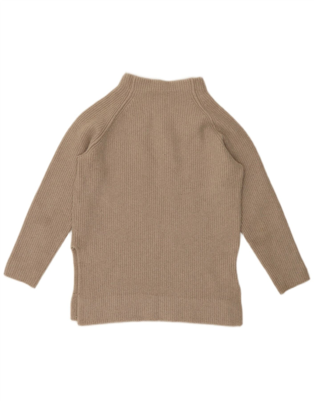 Pulover cu gât țestoasă pentru femei Massimo Dutti UK 12 Lână medie bej
