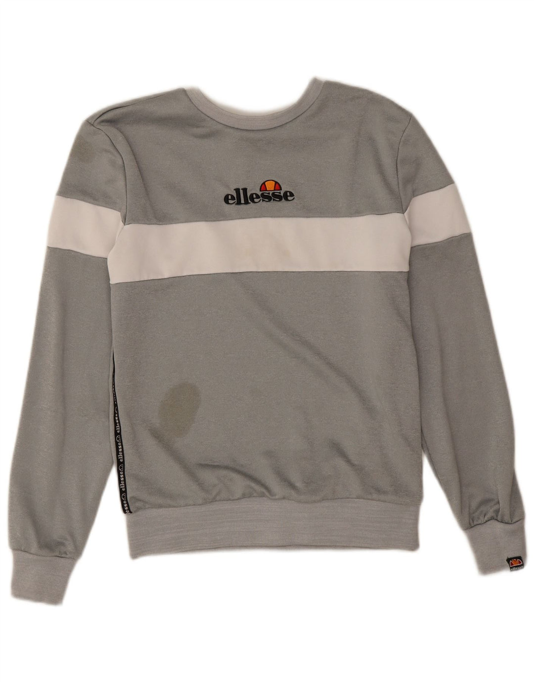 Hanorac cu grafic pentru bărbați Ellesse Pulover mic, gri, poliester color bloc