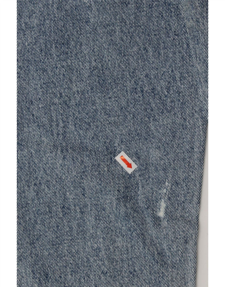 Blugi conici pentru femei VINTAGE cu talie înaltă UK 6 XS L25 L25 Bumbac albastru