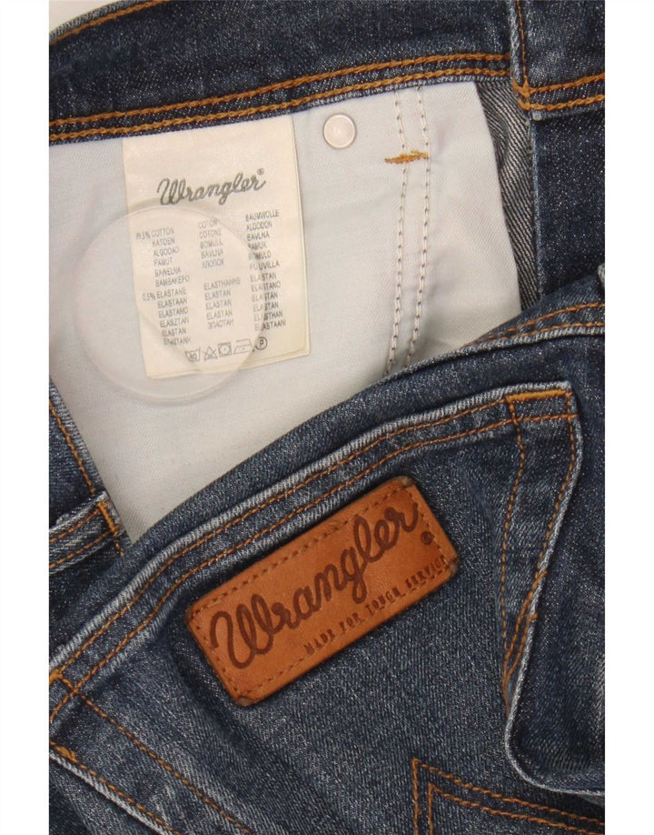 Pantaloni scurți Wrangler Texas Stretch Denim W33 Bumbac albastru mediu