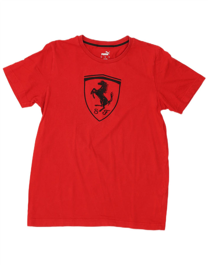 Tricou grafic PUMA Ferrari pentru bărbați Top mic roșu