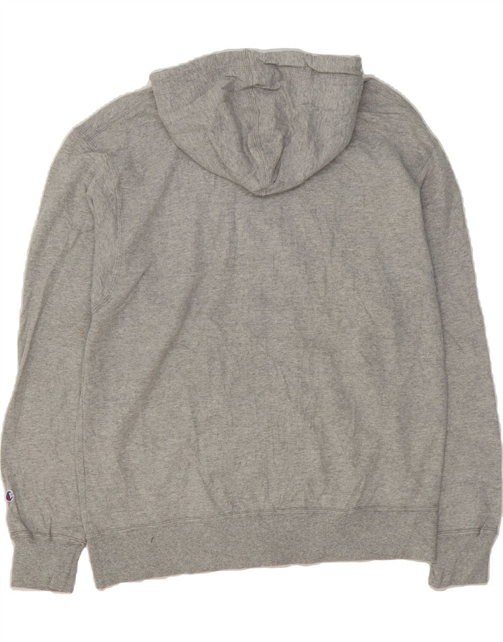 CHAMPION Mens Zip Hoodie Sweater Large Grey Cotton Vintage Champion and Second-Hand Champion from Messina Hembry 