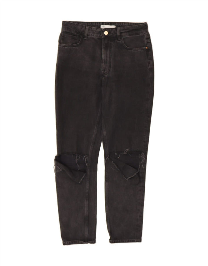 ZARA Womens Distressed Slim Jeans EU 38 Small W28  L28 Grey Vintage Zara and Second-Hand Zara from Messina Hembry 