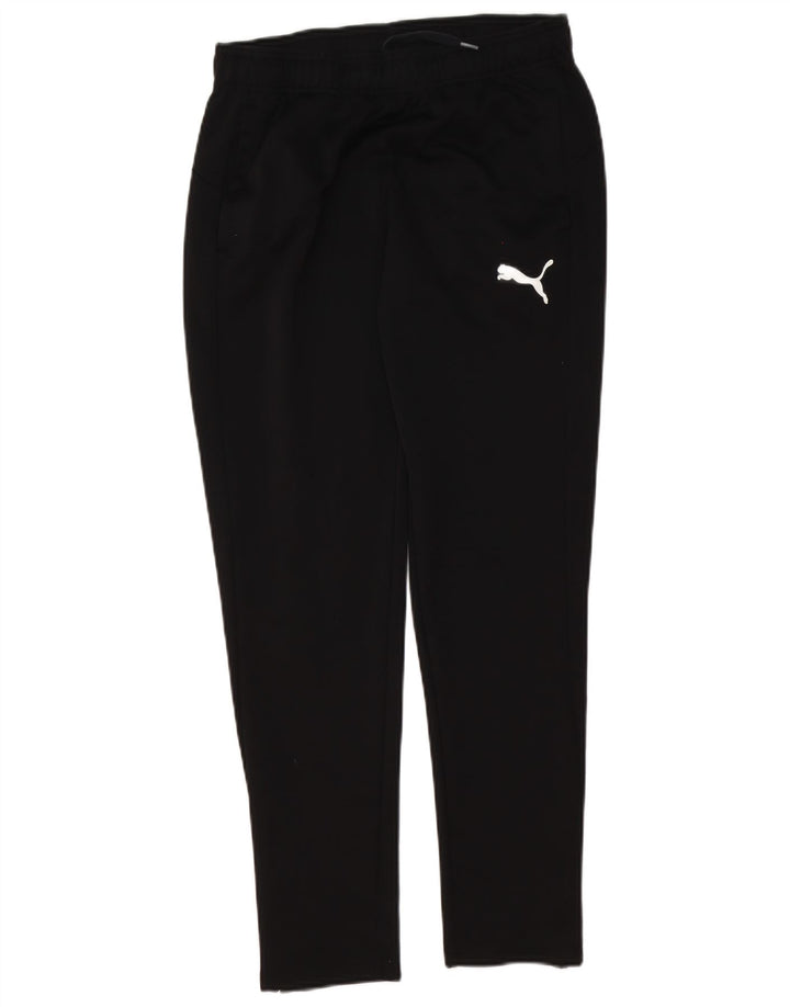 Pantaloni de trening Puma pentru bărbați, poliester mediu negru