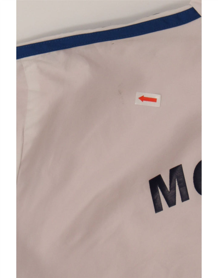 ADIDAS Mens Climalite Graphic Rain Jacket UK 36/38 Small Red Colourblock Vintage Adidas and Second-Hand Adidas from Messina Hembry 