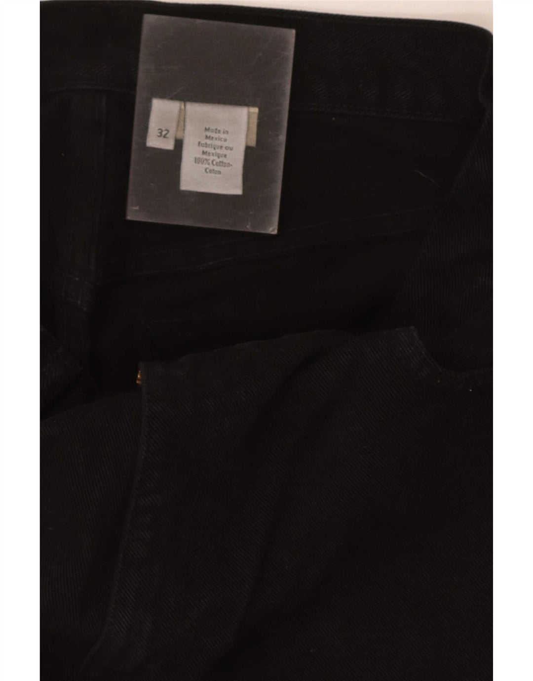 Blugi Calvin Klein pentru bărbați, obișnuiți, drepti, W32 L30, bumbac negru