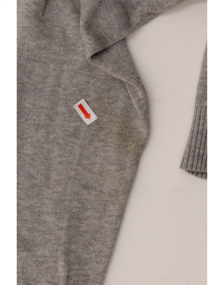 TOMMY HILFIGER Mens V-Neck Jumper Sweater Small Grey Vintage Tommy Hilfiger and Second-Hand Tommy Hilfiger from Messina Hembry 