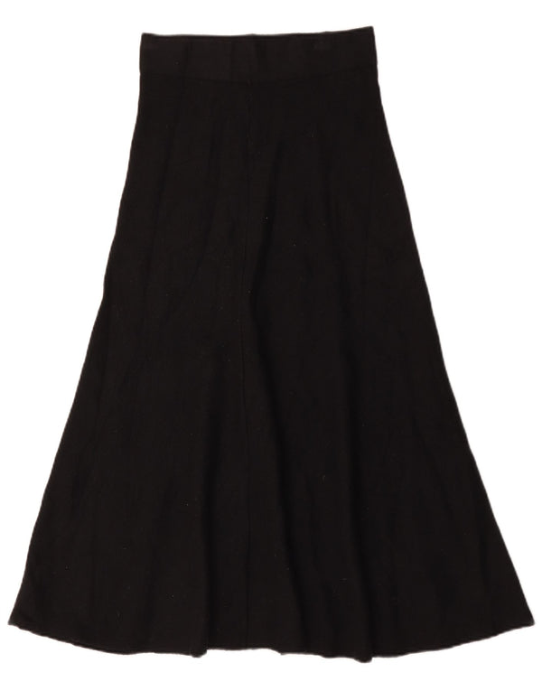 Fustă A-Line pentru femei Marks & Spencer cu talie înaltă UK 10 Small W26 Black