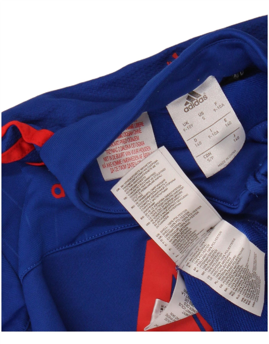 Trening ADIDAS Climacool Graphic Pullover Top 9-10 ani albastru