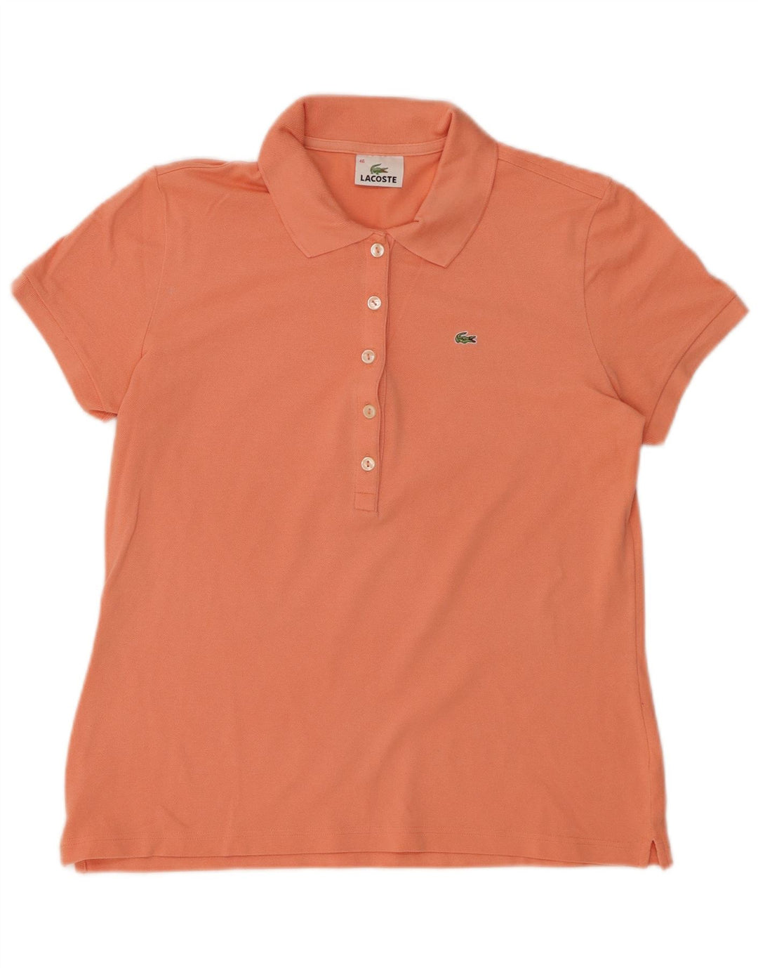 Tricou polo pentru femei LACOSTE Mărimea 46 XL bumbac portocaliu