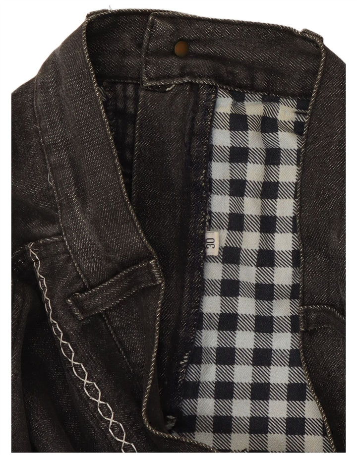 Fusta de blugi pentru femei VINTAGE W30 Gri mediu