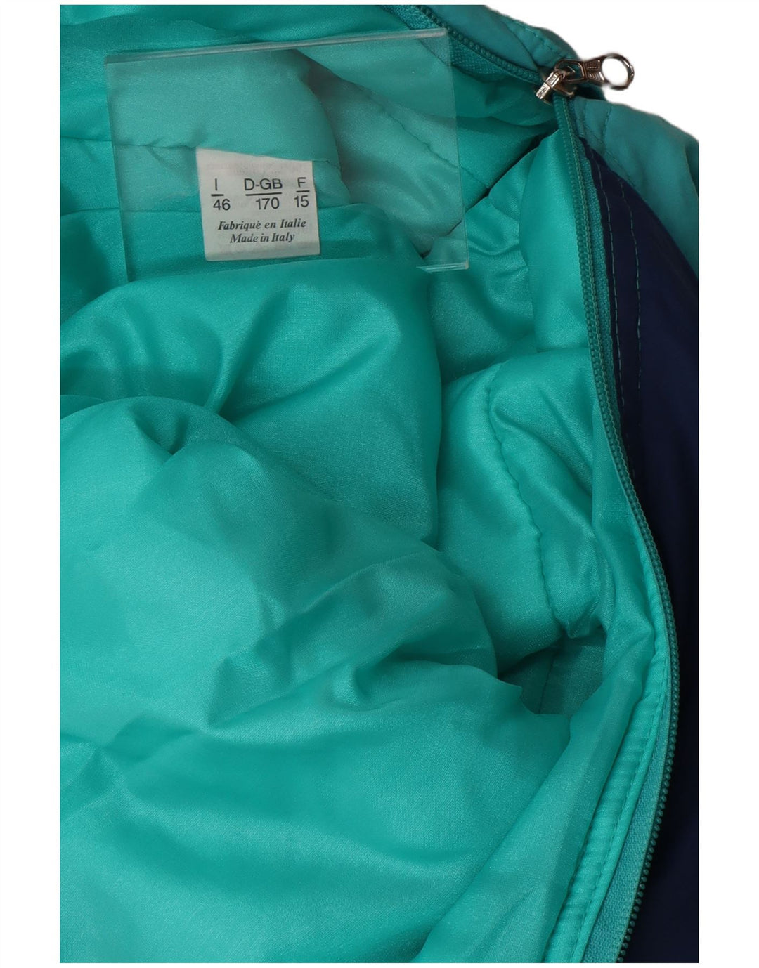 Salopetă de schi vintage pentru bărbați, cu tăiere lejeră, IT 46, mică, albastră, poliamidă color bloc