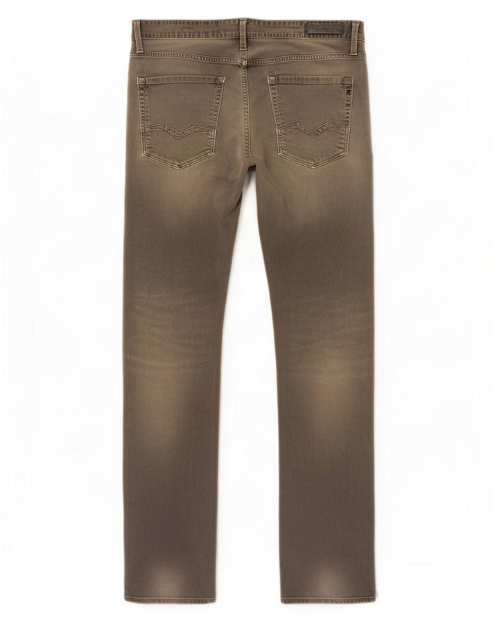 Replay Jeans Waitom Slim pentru bărbați W36 L36 bumbac gri
