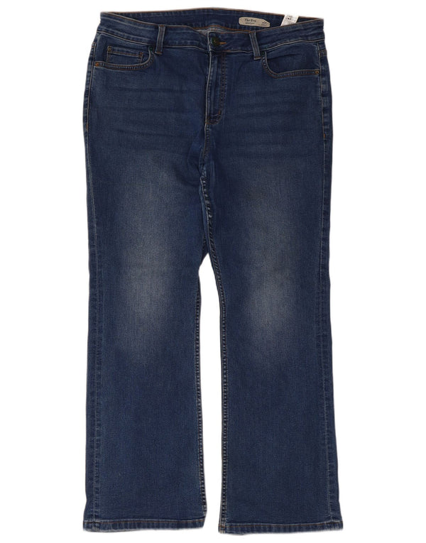 Marks & Spencer pentru femei The Eva Bootcut Jeans UK 16 Large W34 L28 Blue