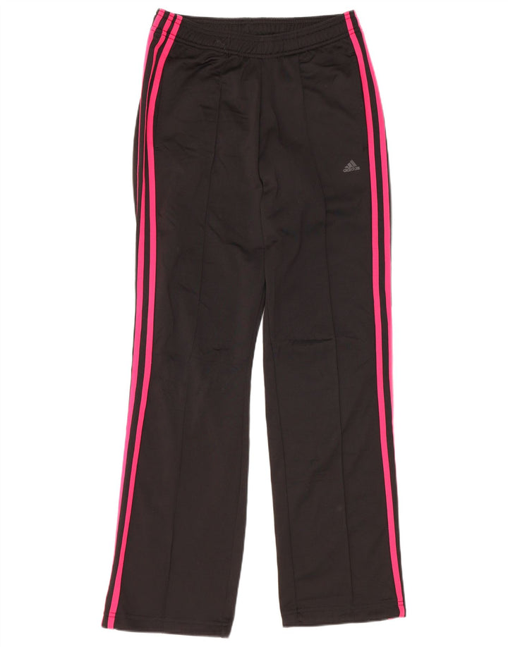 Pantaloni de trening Adidas pentru femei UK 4/6 XS poliester negru