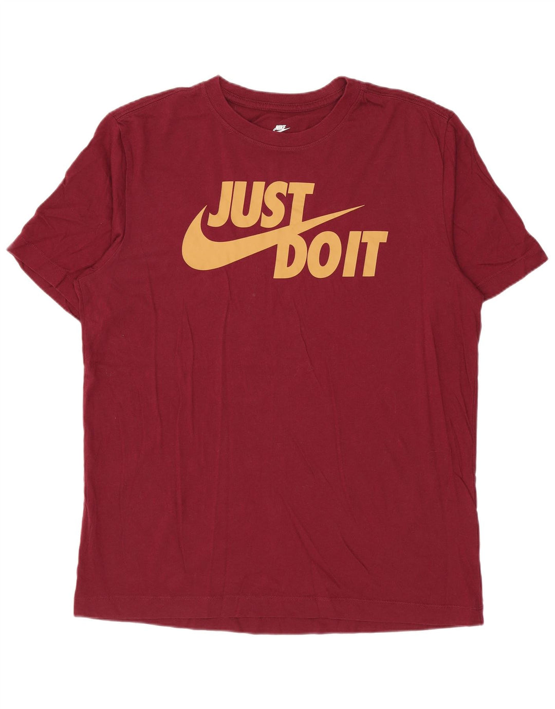 Tricou grafic pentru bărbați NIKE Top Medium Burgundy Bumbac