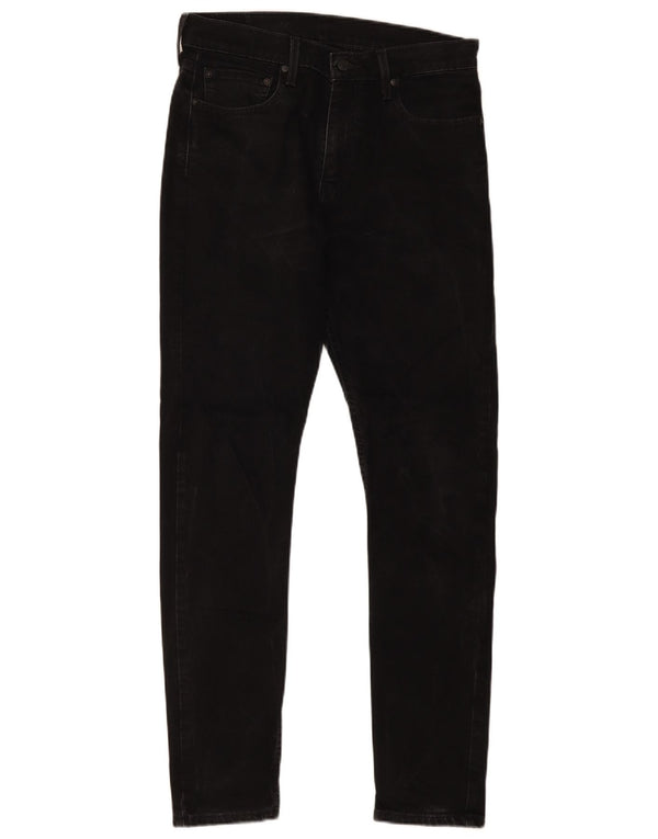 Blugi conici pentru bărbați Levi's 512 Slim Tapered W32 L34 Bumbac negru
