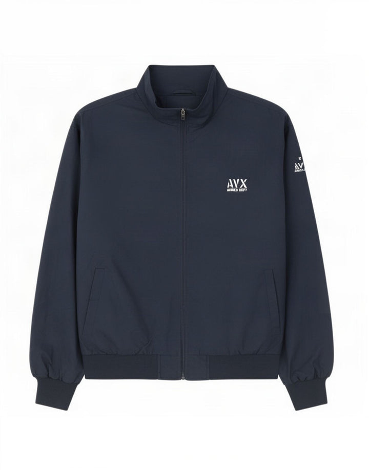 Avirex Bomber Jacket pentru bărbați UK 44 2XL Bleumarin Poliester