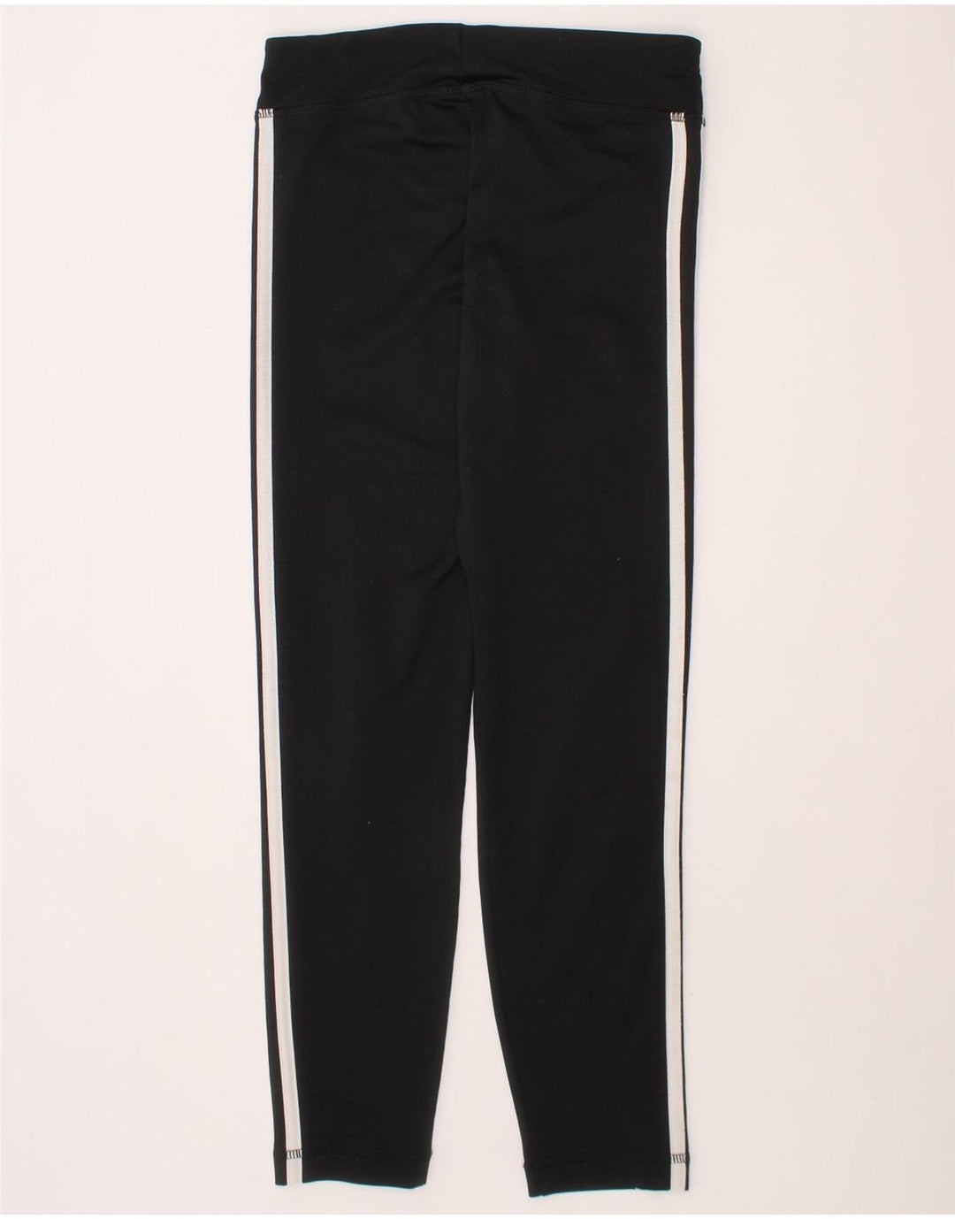 ADIDAS Girls Leggings 9-10 Years  Black Polyester Vintage Adidas and Second-Hand Adidas from Messina Hembry 
