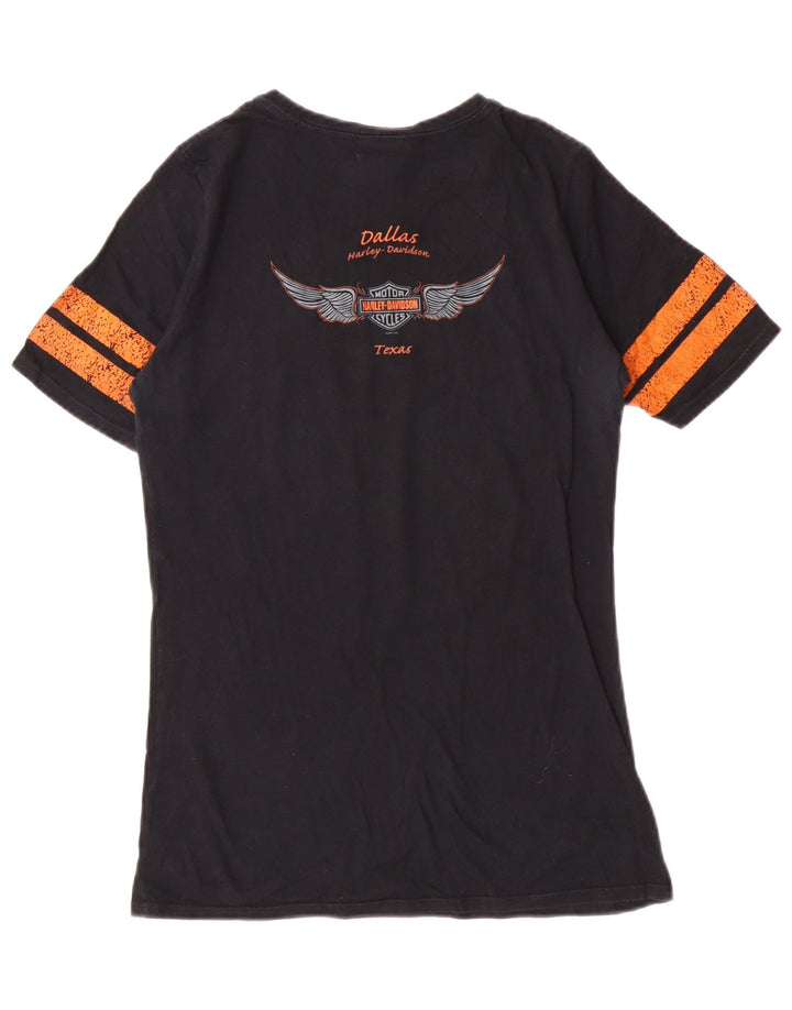 Tricou grafic HARLEY DAVIDSON pentru femei Top UK 12 Medium Black Bumbac