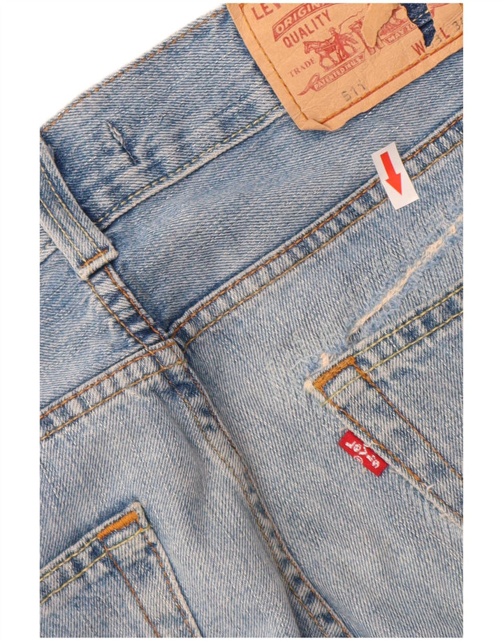 Blugi Levi's 511 Slim pentru bărbați W33 L34 Bumbac albastru