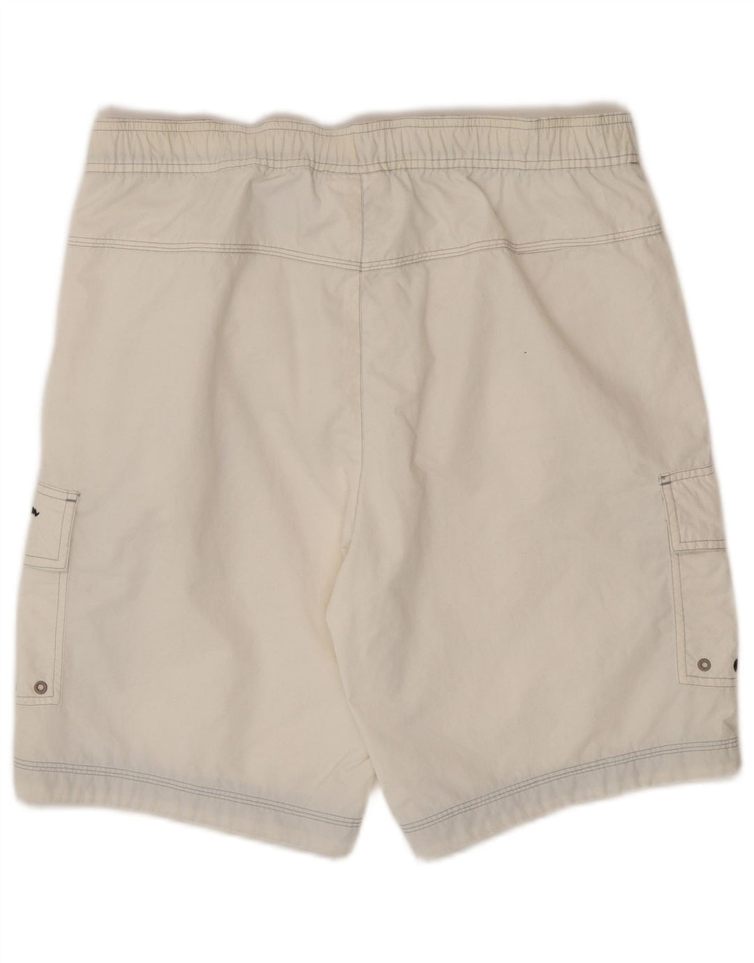 Pantaloni scurți de înot Champion pentru bărbați, mediu alb, poliamidă color bloc