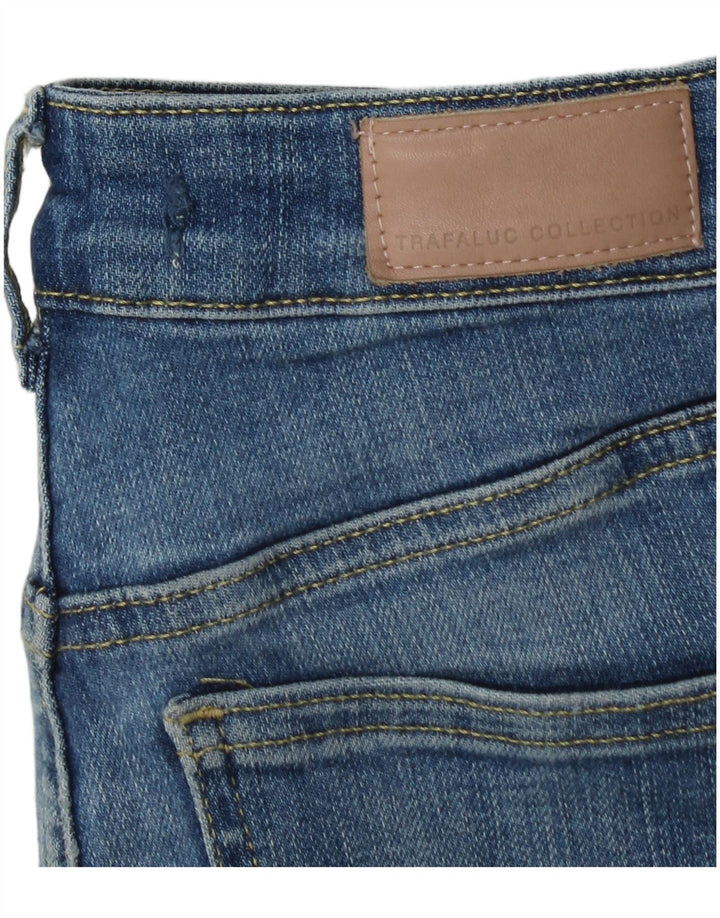 Blugi skinny distressed pentru femei Zara W26 L26 Albastru