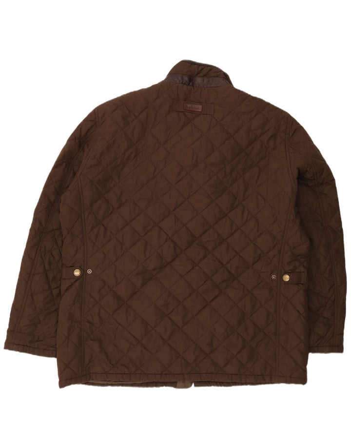 Jachetă matlasată Barbour pentru bărbați UK 44 2XL Maro Poliester