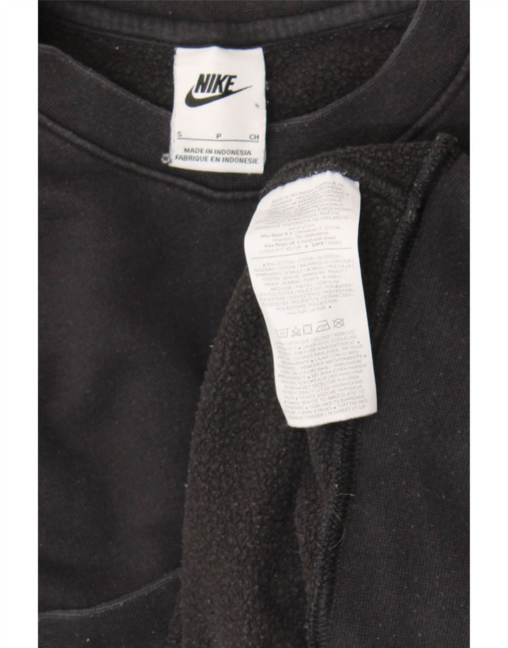 Pulover Nike pentru bărbați, bumbac mic, negru